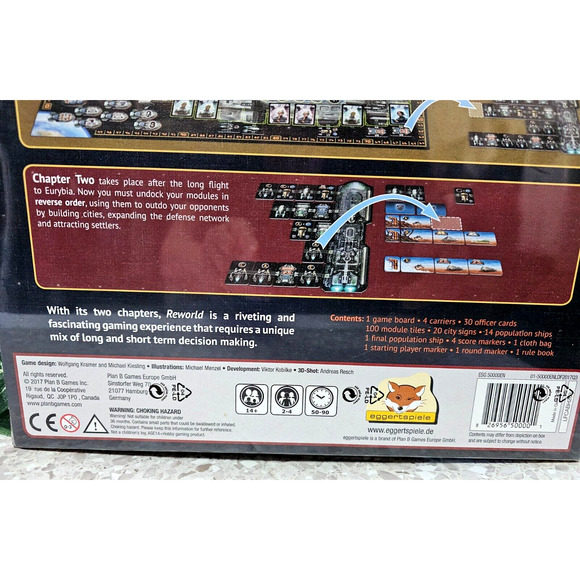 Reworld Strategy Board Game by Eggertspiele - Tactical Gameplay & Adventure New - Picture 3 of 3